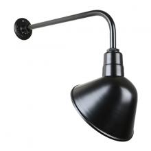 Hi-Lite MFG Co. H-QSN18112-SA-91/QSNB-13-91 - 12&#34; Gooseneck Light Angle Shade, QSNB-13 Arm