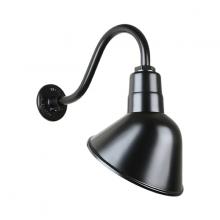 Hi-Lite MFG Co. H-QSN18110-SA-91/QSNB-42-91 - 10&#34; Gooseneck Light Angle Shade, QSNB-42 Arm