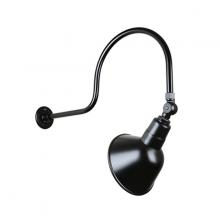 Hi-Lite MFG Co. H-QSN18112-SA-91/QSNHL-C-91/QSNSK-91 - 12&#34; Gooseneck Light Angle Shade, QSNHL-C Arm, Swivel Knuckle Accessory