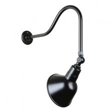 Hi-Lite MFG Co. H-QSN18112-SA-91/QSNHL-H-91/QSNSK-91 - 12&#34; Gooseneck Light Angle Shade, QSNHL-H Arm, Swivel Knuckle Accessory