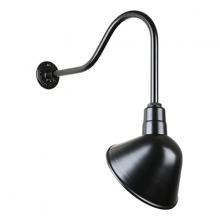 Hi-Lite MFG Co. H-QSN18112-SA-91/QSNHL-H-91 - 12&#34; Gooseneck Light Angle Shade, QSNHL-H Arm