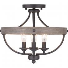 Progress P350117-143 - Gulliver Collection Four-Light 14-1/4&#34; Semi-Flush Convertible