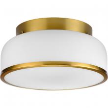 Progress P350255-109 - Parkhurst Collection Two-Light Brushed Bronze New Traditional 11-1/4&#34; Flush Mount Light