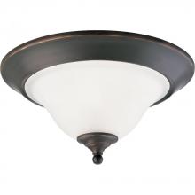 Progress P3476-20 - Trinity Collection Two-Light 15&#34; Close-to-Ceiling