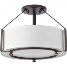 Progress P3604-20 - Ratio Collection Three-Light 16&#34; Semi-Flush Mount