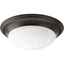 Progress P3688-20 - One-Light Alabaster Glass 11-1/2&#34; Close-to-Ceiling