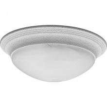 Progress P3689-30 - Two-Light Alabaster Glass 14&#34; Close-to-Ceiling