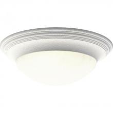 Progress P3697-30 - Three-Light Alabaster Glass 16-5/8&#34; Close-to-Ceiling