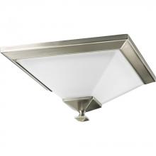 Progress P3854-09 - Clifton Heights Collection Brushed Nickel One-Light 12-1/2&#34; Flush Mount
