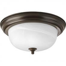 Progress P3925-20 - Two-Light Dome Glass 13-1/4&#34; Close-to-Ceiling