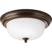 Progress P3925-20ET - Two-Light Dome Glass 13-1/4&#34; Close-to-Ceiling