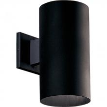 Progress P5641-31/30K - 6&#34; Black LED Outdoor Wall Cylinder