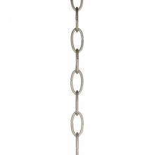 Progress P8757-134 - Accessory Chain - 10&#39; of 9 Gauge Chain in Silver Ridge