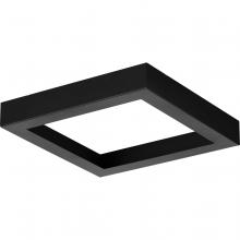 Progress P860053-031 - Everlume Collection Black 7&#34; Edgelit Square Trim Ring