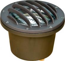Dabmar LV305-LED9-BZ-SLV - WELL LIGHT W/GRILL W/SLV 9W LED PAR36 12V