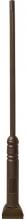Dabmar PT-9BASE-BZ-FL - 10&#39; FLUTED GALVANIZED STEEL 3&#34; OD