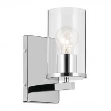 Kichler 45495CHCLR - Crosby 4.5&#34; 1-Light Wall Sconce with Clear Glass in Chrome
