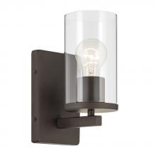 Kichler 45495OZCLR - Crosby 4.5&#34; 1-Light Wall Sconce with Clear Glass in Olde Bronze