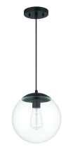 Craftmade 56891-FB - Gaze 10&#34; 1 Light Pendant in Flat Black