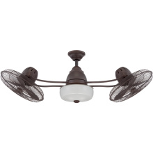 Craftmade BW248AG6 - 48&#34; Bellows II Indoor/Outdoor (Damp) in Aged Bronze Textured w/ Aged Bronze Blades