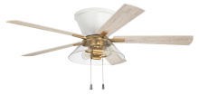 Craftmade IST52WSB5 - 52&#34; Hugger Ceiling Fan w/Blades & 2x4w LED Light Kit
