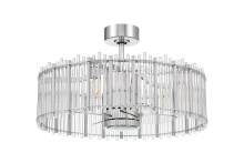 Craftmade RVL28CH4 - 24&#34; Reveal in Chrome w/ Clear Acrylic Blades