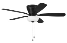 Craftmade WHL52FB5C1 - 52&#34; Hugger Ceiling Fan w/ 5 Blades, Light Kit