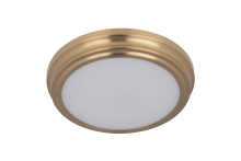 Craftmade X6609-SB-LED - X66 Series 1 Light 9&#34; LED Flushmount in Satin Brass