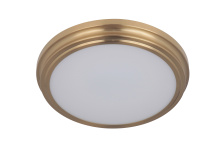 Craftmade X6613-SB-LED - X66 Series 1 Light 13&#34; LED Flushmount in Satin Brass