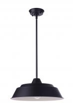 Craftmade ZA5501-MN - Landmark 1 Light 9&#34; Outdoor Pendant in Midnight
