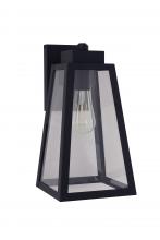 Craftmade ZA6914-TB - Sorano 1 Light 13.88&#34; Outdoor Lantern in Textured Black