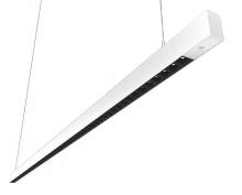 RAB Lighting BOA8PLW/PIR - BOA 8&#39; DOWNLIGHT 80/56/48/40/20W PENDANT 3000K/3500K/4000K LOUVER LENS PIR WHITE