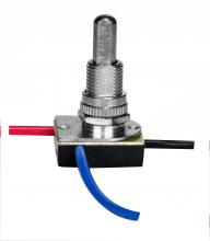 Satco Products Inc. 80/1129 - 3-Way Metal Push Switch; 3/8&#34; Metal Bushing; 2 Circuit; 4 Position (L-1, L-2, L1-2, Off);