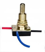Satco Products Inc. 80/1130 - 3-Way Metal Push Switch; 5/8&#34; Metal Bushing; 2 Circuit; 4 Position (L-1, L-2, L1-2, Off);