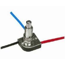 Satco Products Inc. 80/1131 - 3-Way Metal Push Switch; 5/8&#34; Metal Bushing; 2 Circuit; 4 Position (L-1, L-2, L1-2, Off);