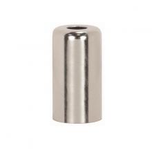 Satco Products Inc. 80/1184 - Steel Candle Cup; 7/16&#34; Hole; 17/8&#34; Height; 1&#34; Diameter; Nickel Plated