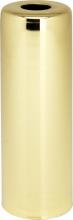 Satco Products Inc. 80/1186 - Steel Candle Cup; 7/16&#34; Hole; 3&#34; Height; 1&#34; Diameter; Brass Plated