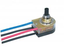 Satco Products Inc. 80/1355 - On-Off Lighted Push Switch; 3/8&#34; Plastic Bushing; Single Circuit; 6A-125V, 3A-250V Rating;