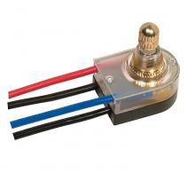Satco Products Inc. 80/1359 - On-Off Lighted Rotary Switch; 3/8&#34; Plastic Bushing; Single Circuit; 6A-125V, 3A-250V Rating;