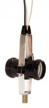 Satco Products Inc. 80/1379 - Phenolic Twin Cluster; Snap-On Top; 2-3/8&#34; Bracket + Snap; 1-3/4&#34; 1/8 IP Threaded Bottom