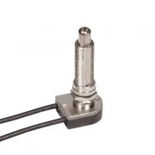 Satco Products Inc. 80/1410 - On-Off Metal Push Switch; 1-1/2&#34; Metal Bushing; Single Circuit; 6A-125V, 3A-250V Rating; 6&#34;