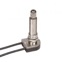 Satco Products Inc. 80/1414 - On-Off Metal Rotary Switch, 1-1/2&#34; Metal Bushing; Single Circuit; 6A-125V, 3A-250V Rating;