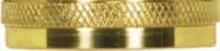 Satco Products Inc. 80/1450 - Stamped Solid Brass Uno Ring; Polished Brass Finish; 1-1/4&#34; Inner Diameter; 1-1/2&#34; Outer