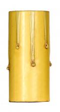 Satco Products Inc. 80/1487 - Drip Paper Candle Cover; Ivory Finish; 13/16&#34; Inside Diameter; 7/8&#34; Outside Diameter; 2&#34;