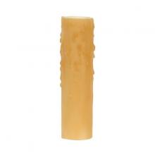 Satco Products Inc. 80/1976 - Bee&#39;s Drip (Bee&#39;s Wax) Candelabra Base; Amber (Honey) Finish; 7/8&#34; Inside Diameter;