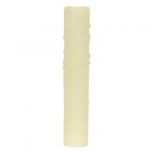 Satco Products Inc. 80/1987 - Bee&#39;s Drip (Bee&#39;s Wax) Candelabra Base; Ivory Finish; 7/8&#34; Inside Diameter; 1-5/32&#34;