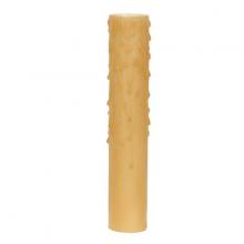 Satco Products Inc. 80/1988 - Bee&#39;s Drip (Bee&#39;s Wax) Candelabra Base; Amber (Honey) Finish; 7/8&#34; Inside Diameter;