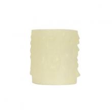 Satco Products Inc. 80/2081 - Bee&#39;s Drip (Bee&#39;s Wax) Edison Base; Ivory Finish; 1-1/4&#34; Inside Diameter; 1-9/16&#34;