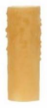 Satco Products Inc. 80/2087 - Bee&#39;s Drip (Bee&#39;s Wax) Edison Base; Amber (Honey); 1-1/4&#34; Inside Diameter; 1-9/16&#34;