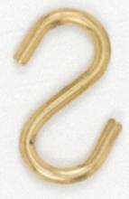 Satco Products Inc. 90/010 - Brass Plated S-Hook; 1-5/8&#34;